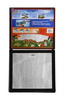 Screen Cover Hinged 55 Gallon Reptile Amphibian Easy Entry Wire