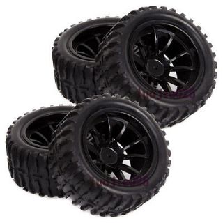 RC 1/10 Foam Monster Truck Bigfoot Tyre Tyres Tires & Wheel Rims black