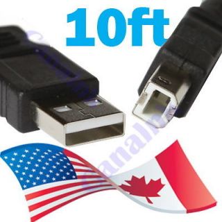 10FT 10F High Speed USB 2.0 Type AB A Male to B Male Cable A B MM Cord