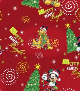 CHRISTMAS VALANCE w/ MICKEY & MINNIE MOUSE & FRIENDS! LOW SHIP!!