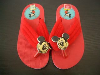 NEW Disney Mickey Mouse Slippers U.S. size 10