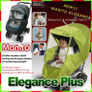 Manito] Elegance+ stroller weather shield Rain Cover