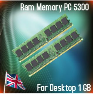 2GB 2x1GB 2 RAM MEMORY Dell Inspiron 530 530S 545 PC