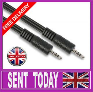 5mm 4 conductor Pole TRRS Jack   Jack Plug 1m 4 use in Iphones Ipods
