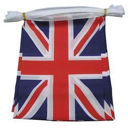 Royal Wedding  30 Ft  Union Jack Fabric Bunting