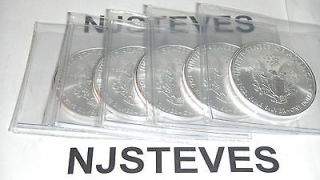 Newly listed 5   2013 AmErIcAn SiLvEr EaGlE GeM BU 1 oz. coins   5