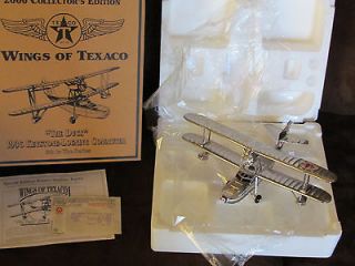 2000 Silver The Duck 8th in Series Wings Of Texaco Airplane in Box