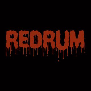REDRUM The Shining Stanley Kubrick, Jack Nicholson vintage Horror