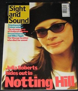 Sight and Sound Magazine May 1999 Julia Roberts ,Notting Hill