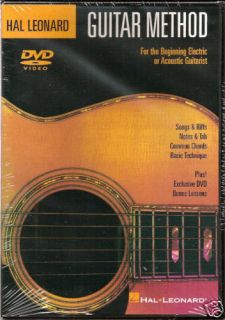 BEGINNERS GUITAR METHOD How to Play TAB Chords Note DVD