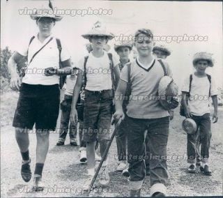 1961 Boy Scouts Dicky Bryant Cane Accident Hiking Artificial Legs