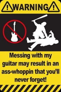 NEW Sticker decal for Electric Acoustic Bass Guitar Amp   AW