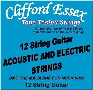 12 STRING GUITAR STRINGS. FOR ACOUSTIC & ELECTRIC GUITARS. TONE TESTED