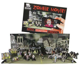 Create Make Your Own Zombie Action Movie Cardboard Model Kit Film