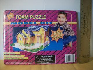 Foam Puzzle CRAFT Model Kit KIDS 3D Building Activity TOY Pretend Play