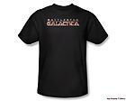 Officially Licensed Battlestar Galactica Logo Adult Shirt S 3XL