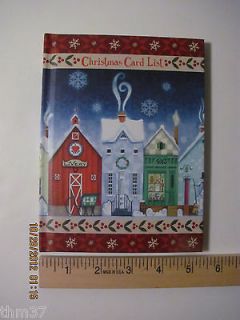 Christmas Card Address Book by Jim Shore & Gibson H3 8392 5 x 7