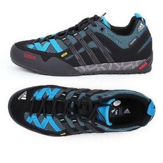 Adidas TERREX Solo Approach Hiking Shoes Trail Men Outdoor Black Blue
