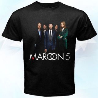 06 Good quality Maroon 5 band excellent black t shirt S, M, L, XL