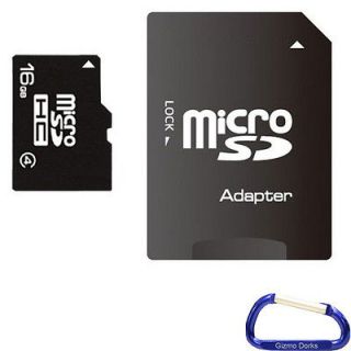 16 GB micro SD Memory Card and SD Adapter for the Samsung Admire R721