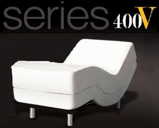 Ergo series 400 adjustable bed, massage & cloud like memory foam