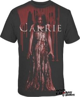 Carrie 2013 Movie Dripping Blood Horror Licensed Adult Shirt S XXL