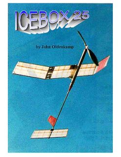 MODEL AIRPLANE PLANS Coupe dHiver ICEBOX 25 RUBBER POWER