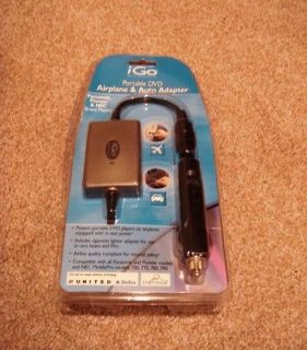 Newly listed New iGo D750 Portable DVD Airplane and Auto Adapter