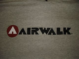 Airwalk Shoes Shirt Mens XL Gray Skate Surf Street Wear Urban Skater