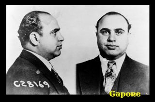 Al Capone Mafia Mobster Mug Shot 1931 poster print 1