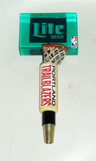 Vintage Miller Genuine Draft NBA Portland TrailBlazer Beer Tap Handle
