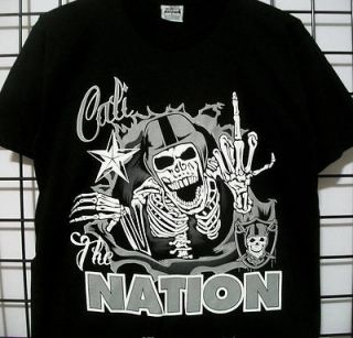 Cali Star The Nation Black Hole Skull Haters T Shirt Oakland LA