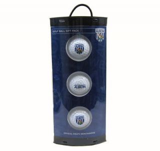 West Bromwich Albion Football Club Crest Golf Ball Triple Pack Tube