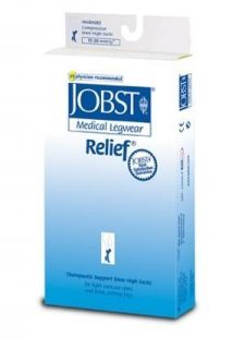 Jobst Relief Compression Thigh Stockings 15 20 mmhg Supports Open Toe