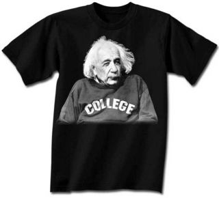 New Authentic Albert Einstein College Adult T Shirt