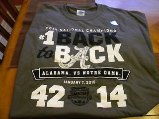 Alabama National Championship T shirt NWT size 2X (officially licensed