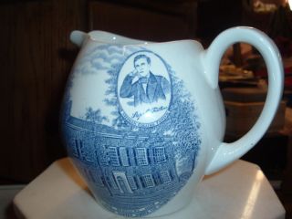 STAFFORDSHIRE MY OLD KY HOME BARDSTOWN, KY. PITCHER ALFRED MEAKIN