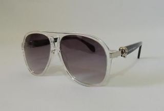 New Alexander McQueen 4179/S WMH Aviator Sunglasses Authentic,Clea r