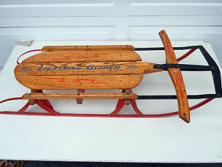 Vintage 1950 60 Aluminum Sno Skooter Scooter Snow Sled Duralite w