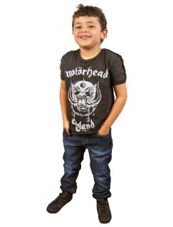 Childrens Motorhead England Rock T Shirt by Amplified Kids