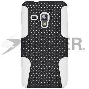 Amzer PolyCarbonate Hybrid Case Cover for Samsung Omnia M S7530