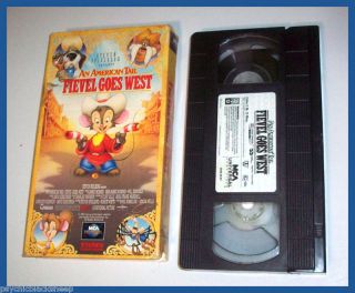 Speilberg AN AMERICAN TAIL Fievel Goes West SEQUEL Movie VHS Animated