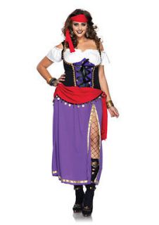 Plus Size Sexy Traveling Gypsy Halloween Costume