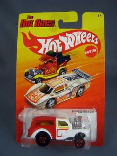 HOT WHEELS 2012 THE HOT ONES MORRIS WAGON RED&WHITE