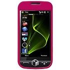 Amzer Rubberized Hot Pink Snap On Crystal Hard Case For Samsung Omnia