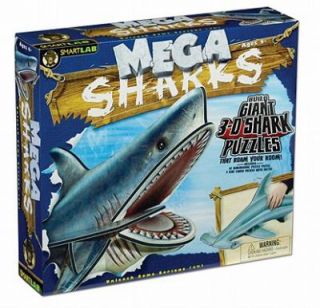 Mega 3D Puzzle Play Sharks by SMARTLAB Creative Team (2010, Paperback)