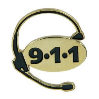 911 Emergency Rescue Dispatcher Lapel Pin Tie Tac