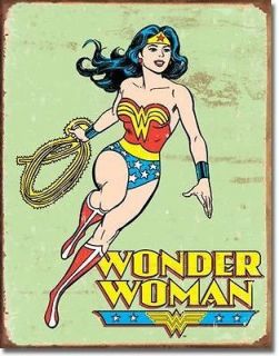 Wonder Woman Retro Metal Ad Tin Sign rs2461