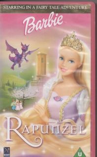 Barbie As Rapunzel   VHS PAL Video