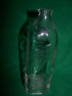 Vintage Hazel Atlas Glass Kittens Baby Milk Bottle 8oz.